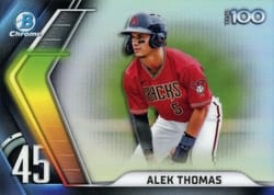 2022 Bowman Scouts' Top 100 Alek Thomas #BTP-45 card