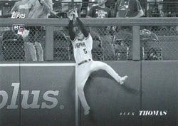 2022 Topps Black & White Base Set Alek Thomas #12 card