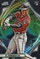 2022 Topps Cosmic Chrome Base Set Alek Thomas #97 card