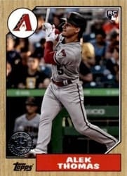 2022 Topps Update 1987 Topps Alek Thomas #87TBU-14 card