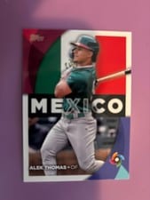 2023 Topps 2023 World Baseball Classic Stars Autographs Alek Thomas #WBC-40 card