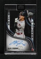 2023 Topps Chrome Black Super Futures Autographs Alek Thomas #SFA-AT card