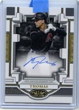 2023 Topps Tier One Break Out Autographs Alek Thomas #BOA-AT card
