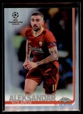 2018 Topps Chrome UEFA Champions League Aleksandar Kolarov #80 card