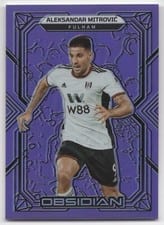 2022 Panini Obsidian Aleksandar Mitrovic Red Flood #45 card