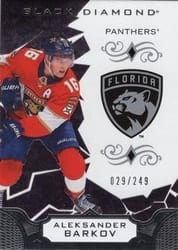2018-19 Upper Deck Black Diamond Base Set Aleksander Barkov #BDB-AB card