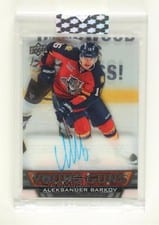 2020-21 Upper Deck Clear Cut Rookie Tribute Autographs Aleksander Barkov #RT-AB card