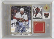 2021-22 Upper Deck Ultimate Collection Ultimate Display Autograph Jersey Aleksander Barkov #UDA-AB card