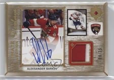 2022-23 Upper Deck Ultimate Collection Ultimate Displays Autograph Jersey Aleksander Barkov #UDA-AB card