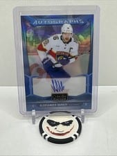 2024-25 O-Pee-Chee Platinum Blue Rainbow Autographs Aleksander Barkov #BA-AB card