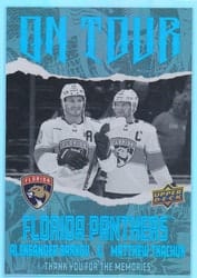 2024-25 Upper Deck On Tour Aleksander Barkov / Matthew Tkachuk #OT-9 card