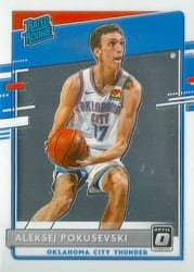 2020-21 Donruss Optic Base Set Aleksej Pokusevski #167 card