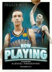 2020-21 Hoops Now Playing Aleksej Pokusevski #SS-15 card