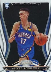 2020-21 Panini Certified Base Set Aleksej Pokusevski #184 card