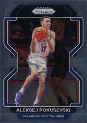 2021-22 Panini Prizm Base Set Aleksej Pokusevski #225 card