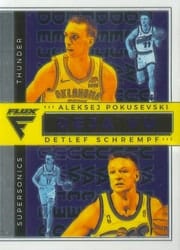 2020-21 Panini Flux Deja Vu Aleksej Pokusevski / Detlef Schrempf #37 card