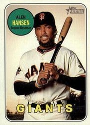 2018 Topps Heritage Base Set Alen Hanson #575 card