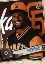2019 Topps Big League Base Set Alen Hanson #304 card