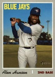 2019 Topps Heritage Base Set Alen Hanson #716 card