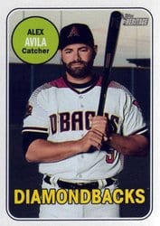 2018 Topps Heritage Base Set Alex Avila #666 card