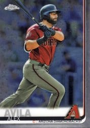 2019 Topps Chrome Base Set Alex Avila #34 card
