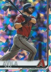 2019 Topps Chrome Sapphire Edition Base Set Alex Avila #458 card