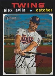 2020 Topps Heritage Base Set Alex Avila #626 card