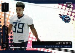 2019 Panini Unparalleled Base Set Alex Barnes #271 card