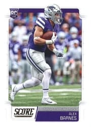 2019 Score Base Set Alex Barnes #386 card