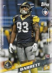 2019 Topps AAF Base Set Alex Barrett #69 card