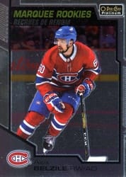2020-21 O-Pee-Chee Platinum Base Set Alex Belzile #187 card