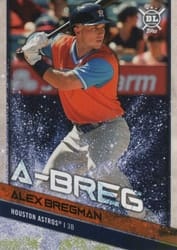 2018 Topps Big League Base Set Alex Bregman #287b card