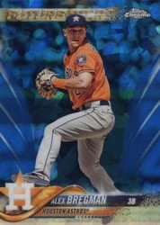 2018 Topps Chrome Sapphire Edition Base Set Alex Bregman #182 card