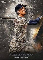2018 Topps Inception Base Set Alex Bregman #57 card