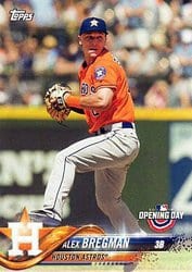 2018 Topps Opening Day Base Set Alex Bregman #53 card