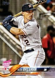 2018 Topps Update Base Set Alex Bregman #US212 card