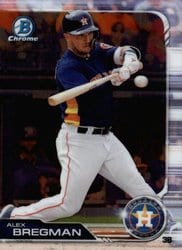 2019 Bowman Chrome Base Set Alex Bregman #60 card