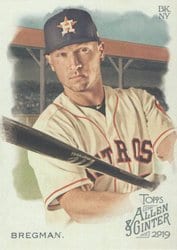 2019 Topps Allen & Ginter Base Set Alex Bregman #29 card