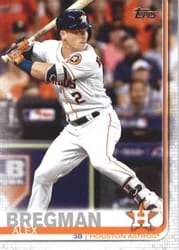2019 Topps Base Set Alex Bregman #700 card