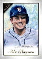 2019 Topps Gallery Base Set Alex Bregman #91 card