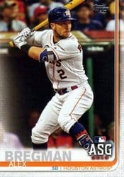 2019 Topps Update Base Set Alex Bregman #US143 card