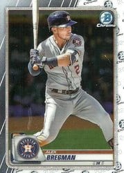 2020 Bowman Chrome Base Set Alex Bregman #56 card