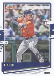 2020 Donruss Base Set Alex Bregman #112b card