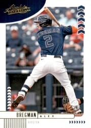 2020 Panini Absolute Base Set Alex Bregman #49 card