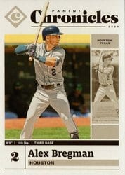2020 Panini Chronicles Base Set Alex Bregman #19 card