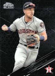 2020 Topps Chrome Black Base Set Alex Bregman #26 card