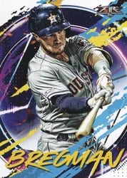 2020 Topps Fire Base Set Alex Bregman #162 card