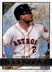 2020 Topps Gallery Base Set Alex Bregman #140 card