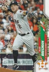 2020 Topps Holiday Base Set Alex Bregman #HW50 card