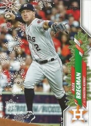 2020 Topps Holiday Base Set Alex Bregman #HW50b card